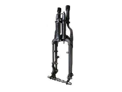 Raw Metal Finish Inline Spring Fork Assembly For Harley-Davidson FX