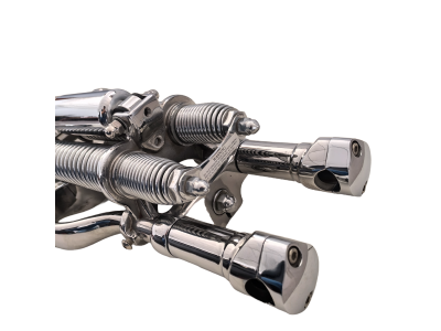 Inline Spring Fork Assembly Chrome For Harley-Davidson FX