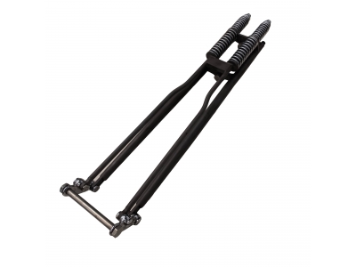 NARROW SPRINGER fork Raw Metal Finish for your chopper in true seventies style