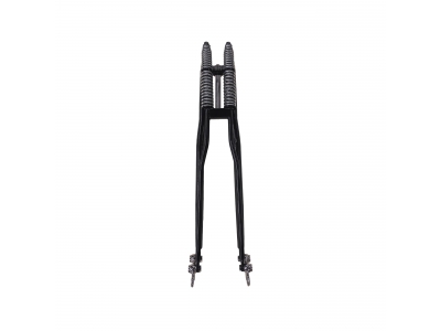 NARROW SPRINGER fork Black finish Chrome springer for your chopper in true seventies style