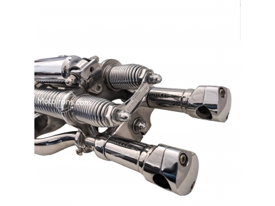 Inline Spring Fork Assembly Chrome FL for Harley-Davidson FL SOFTAIL