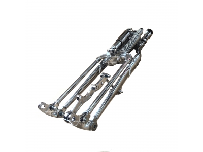 Inline Spring Fork Assembly Chrome FL for Harley-Davidson FL SOFTAIL