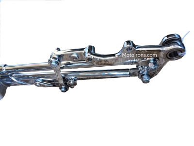 Inline Spring Fork Assembly Chrome FL for Harley-Davidson FL SOFTAIL