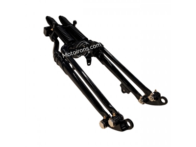 Harley-Davidson springer forks for BIG TWIN STYLE VINTAGE HARLEY BIG TWIN STYLE SPRINGER FRONT END - BLACK