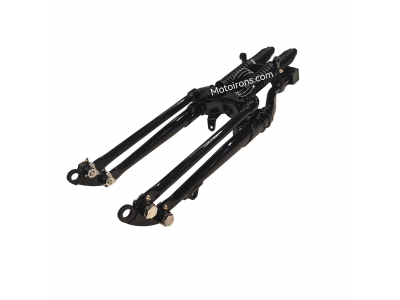 Harley-Davidson springer forks for BIG TWIN STYLE VINTAGE HARLEY BIG TWIN STYLE SPRINGER FRONT END - BLACK