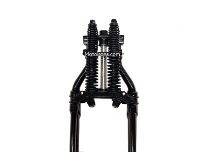 Harley-Davidson springer forks for BIG TWIN STYLE VINTAGE HARLEY BIG TWIN STYLE SPRINGER FRONT END - BLACK