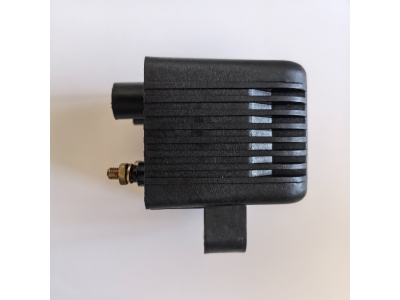 53-434 Motorcycle Ignition Coil for Harley For Davidson for Bobber Chopper Single Fire 3 Ohm Coil Custom Bikes (Universal Single Spark Ignition System Component)
